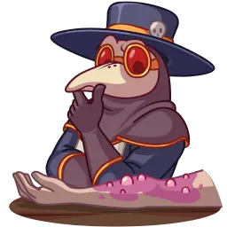 Чумной доктор sticker 10
