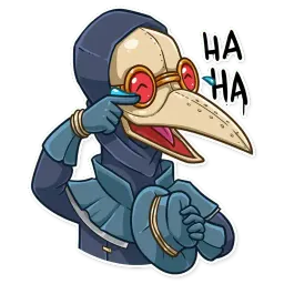 Чумной доктор Telegram sticker pack
