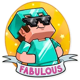 Майнкрафт sticker 5