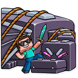 Майнкрафт sticker 6