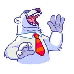 Полярный медведь Telegram sticker pack