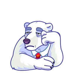 Полярный медведь sticker 4