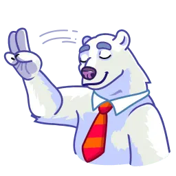 Полярный медведь sticker 5
