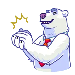Полярный медведь sticker 6