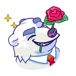 Полярный медведь sticker 10