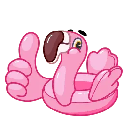 Фламинго sticker 3