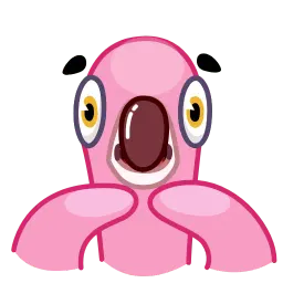 Фламинго sticker 4