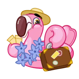 Фламинго sticker 9