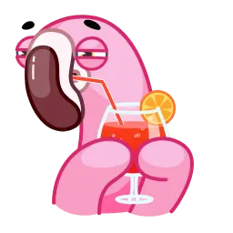 Фламинго sticker 10