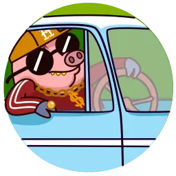 Свин Поттер sticker 2