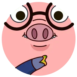 Свин Поттер sticker 8