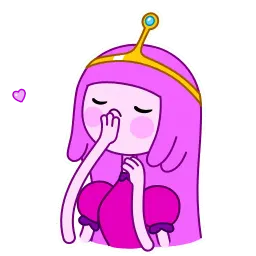 Принцесса Баблгам Telegram sticker pack