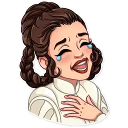 Принцесса Лея Telegram sticker pack