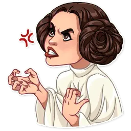 Принцесса Лея sticker 8