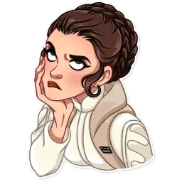 Принцесса Лея sticker 9