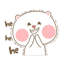 Мишка и кролик Stickers | Стикеры sticker 3