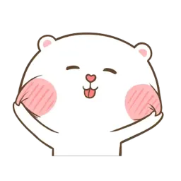 Мишка и кролик Stickers | Стикеры sticker 6