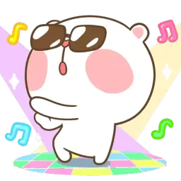 Мишка и кролик Stickers | Стикеры sticker 8