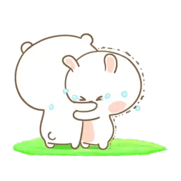 Мишка и кролик Stickers | Стикеры sticker 10