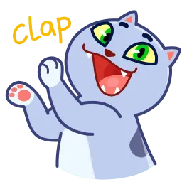 Пушистый кот sticker 11