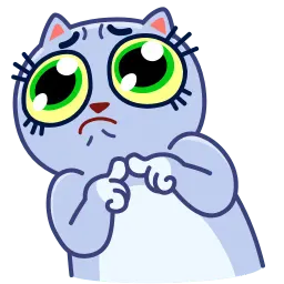 Пушистый кот sticker 12
