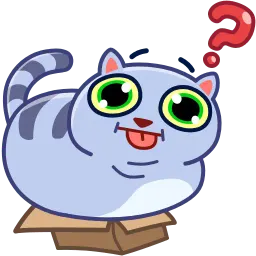 Пушистый кот sticker 8