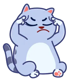 Пушистый кот sticker 9