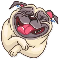 Сила мопсов Telegram sticker pack
