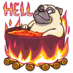 Сила мопсов sticker 12