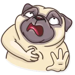 Сила мопсов sticker 4