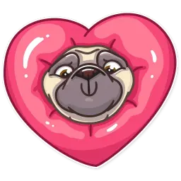 Сила мопсов sticker 5