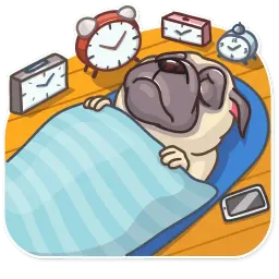 Сила мопсов sticker 7