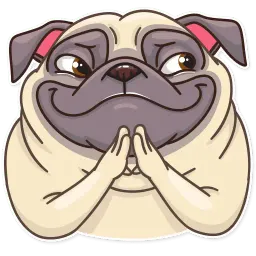 Сила мопсов sticker 8
