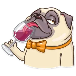 Сила мопсов sticker 9