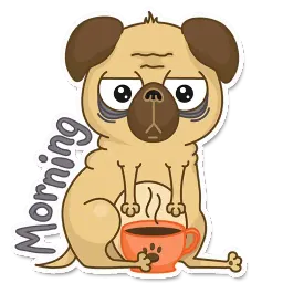 Pugsly sticker 12