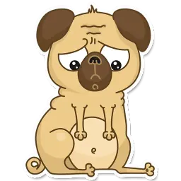 Pugsly sticker 4