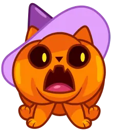 Кот-тыква sticker 4