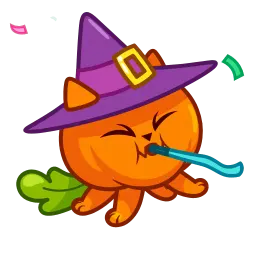 Кот-тыква sticker 9