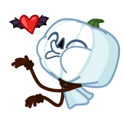 Тыквенное привидение sticker 2