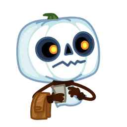 Тыквенное привидение sticker 11