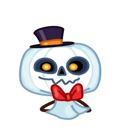 Тыквенное привидение sticker 6