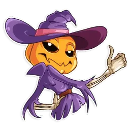 Jack Pumpkinhead sticker 3