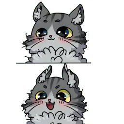 Пушистые котики Telegram sticker pack
