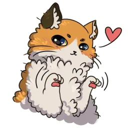 Пушистые котики sticker 3