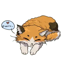 Пушистые котики sticker 4
