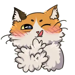 Пушистые котики sticker 6