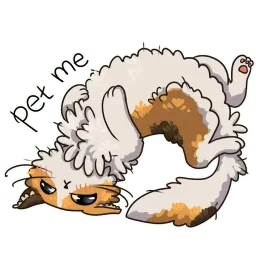 Пушистые котики sticker 8