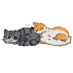 Пушистые котики sticker 10