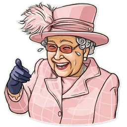 The Queen Telegram sticker pack
