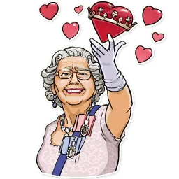 The Queen sticker 2